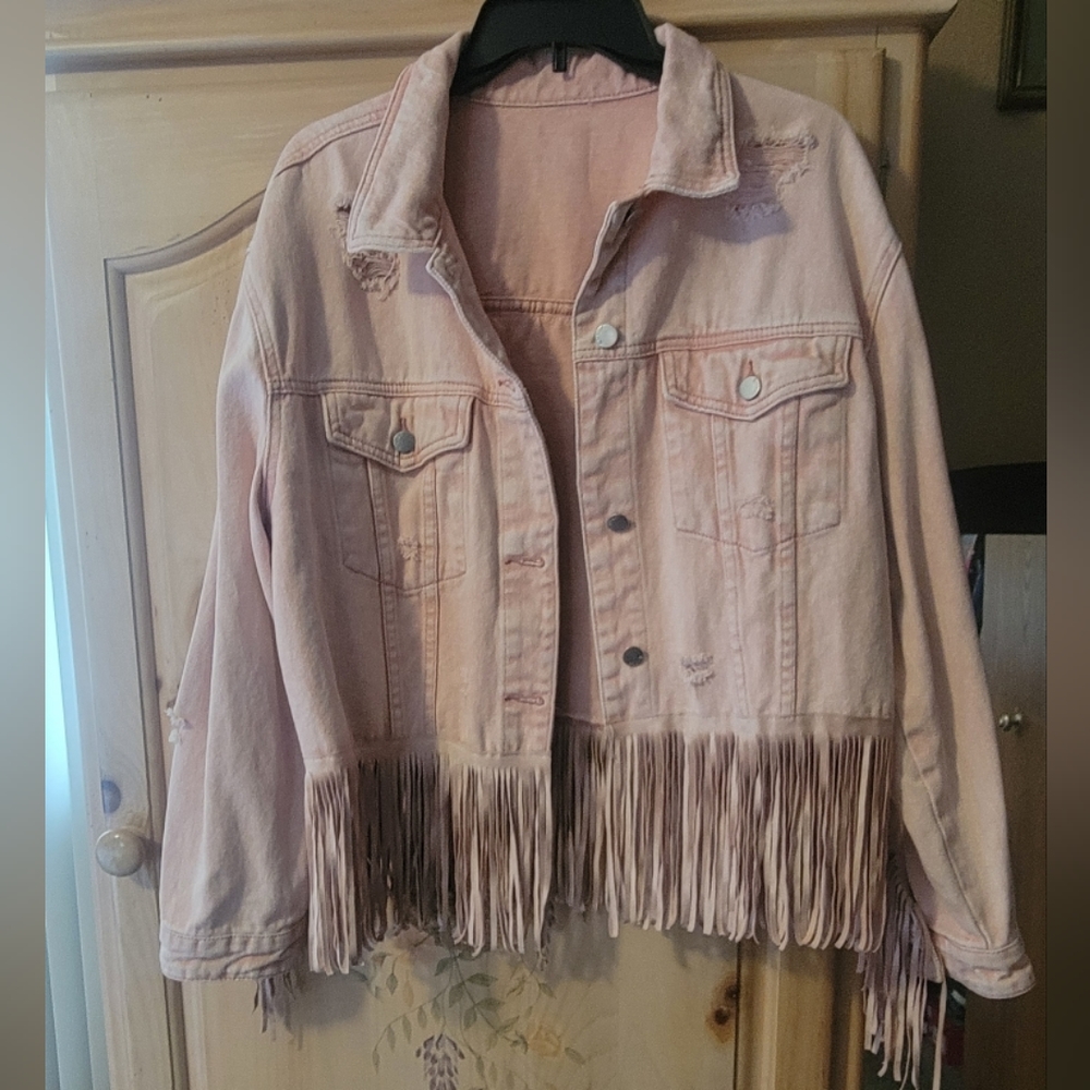 Light Pink Jean Jacket